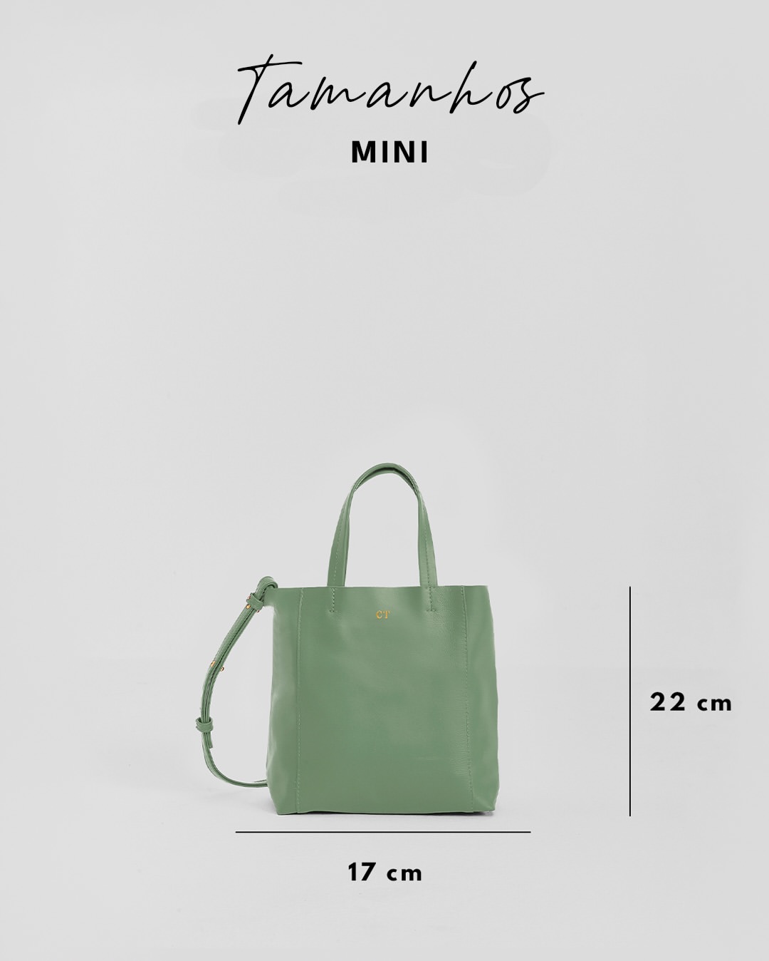 Clássica Mini, bolsa de couro ID Bags