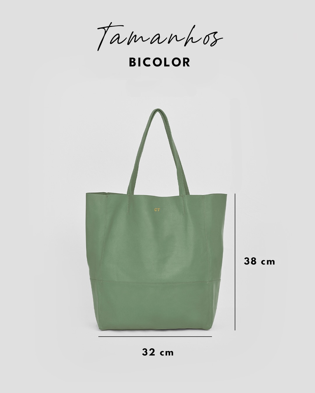 Clássica Bicolor, bolsa de couro ID Bags